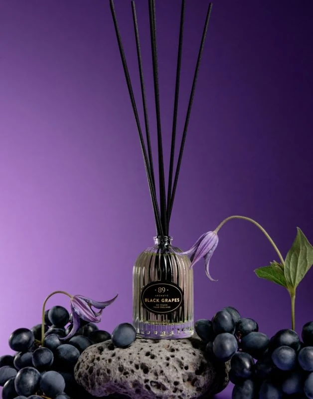 Aromatic89 Aroma difuzér s tyčinkami - Retro 50 ml - Black Grapes